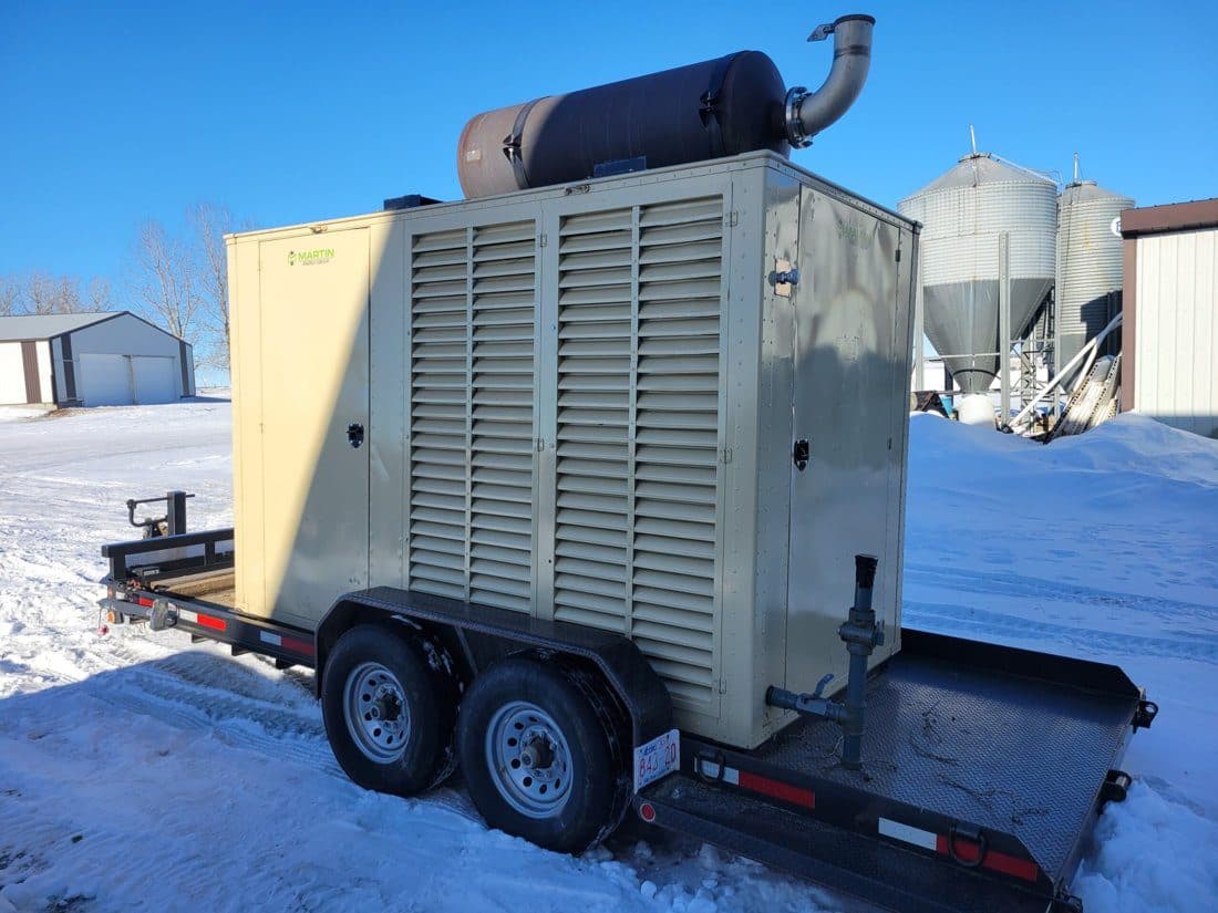 200 kW · 600 V Natural Gas Generator